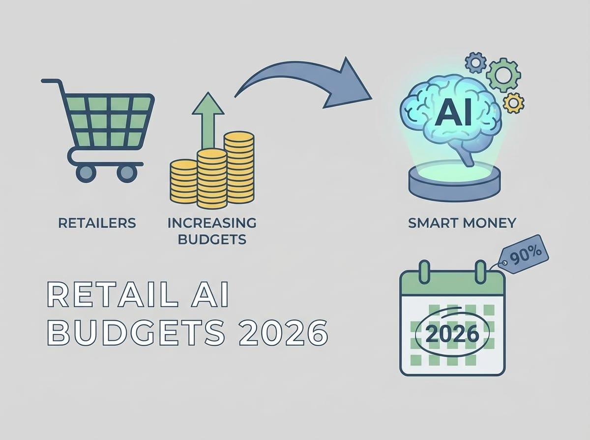 90% of Retailers Are Increasing AI Budgets in 2026: Where the Smart Money Is Going
