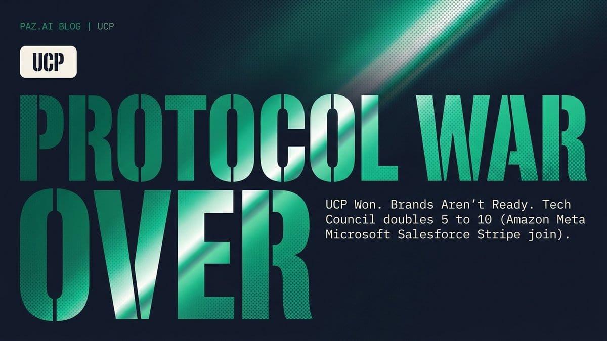 The Protocol War Is Over. UCP Won. Most Brands Aren't Ready.